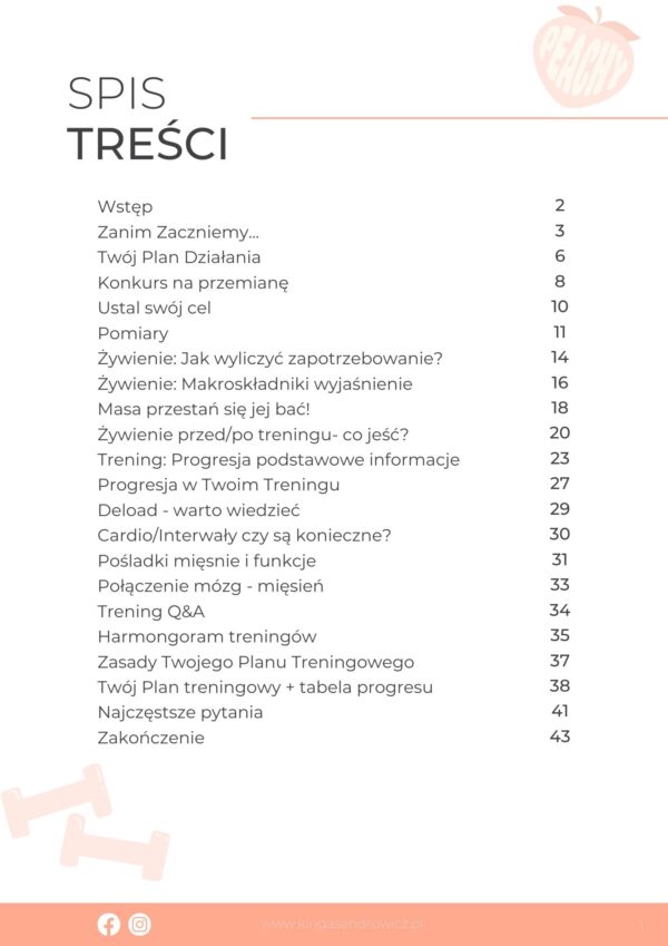 2 PEACHY 1.0 - JĘDRNE POŚLADKI W 12 TYGODNI